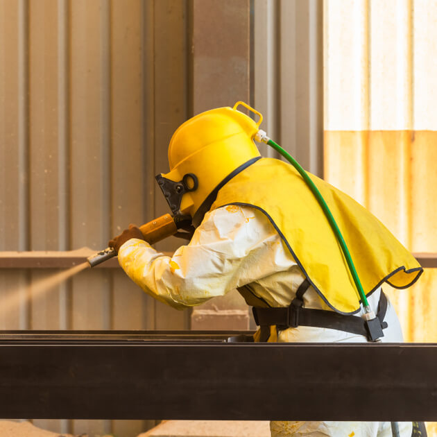 Sand Blasting and Painting